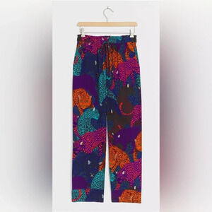 FARM RIO BADDIE Whimsigoth Animalia Sami Wildcat Trousers XS Elastic Waist NWT